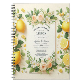 fresh and floral notebook