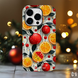 Fresh and Vibrant Fruit Design with Citrus & Berry Case-Mate iPhone 14 Pro Case