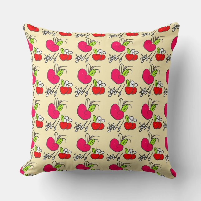 Fresh Apple Harvest Cushion (Front)
