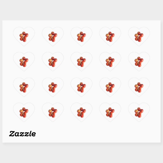 Fresh Apples and Tomatoes Stickers (Sheet)