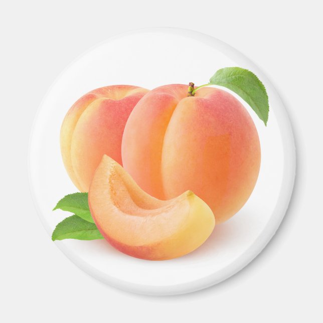 Fresh apricots magnet (Front)