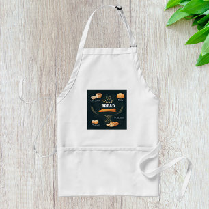 Fresh Artisan Bread Bakery Loaf Rolls Baguette  Standard Apron