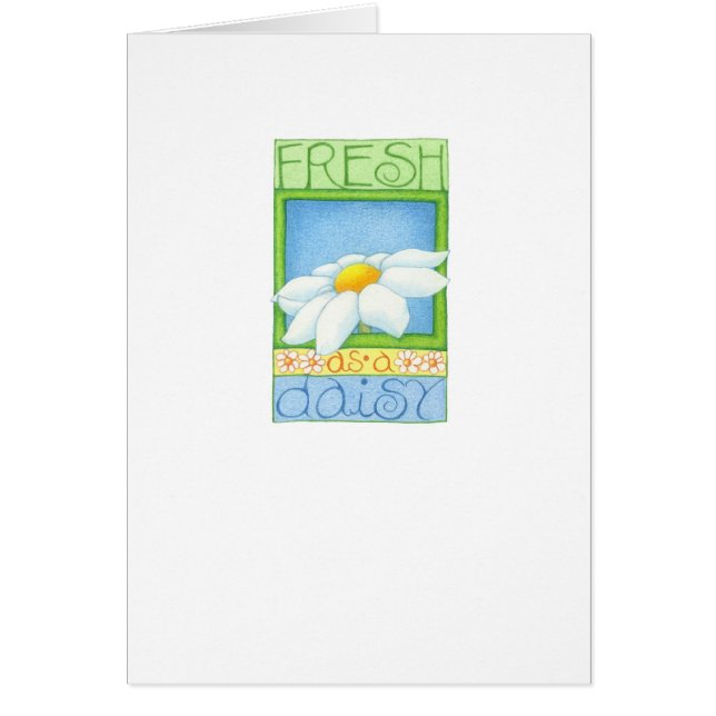 Fresh as a Daisy Card (Front)