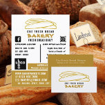 Fresh Baguettes, Bakers, Bakery Store Advert Flyer<br><div class="desc">Fresh Baguettes,  Bakers,  Bakery Store Advertising Flyers By The Business Card Store.</div>