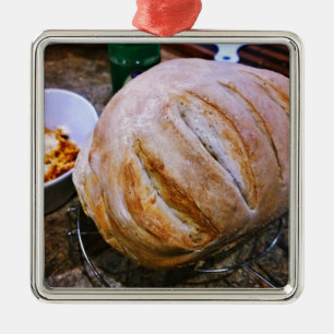 Fresh Baked Bread and Pasta Metal Tree Decoration