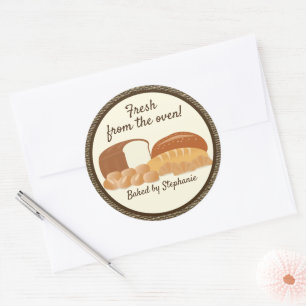 Fresh Baked Breads Classic Round Sticker