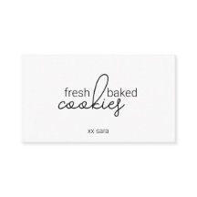 Fresh baked cookie gift bag