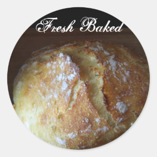 Fresh Baked Homemade Bread Classic Round Sticker