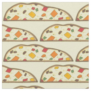Fresh Baked Italian Christmas Biscotti Xmas Pastry Fabric