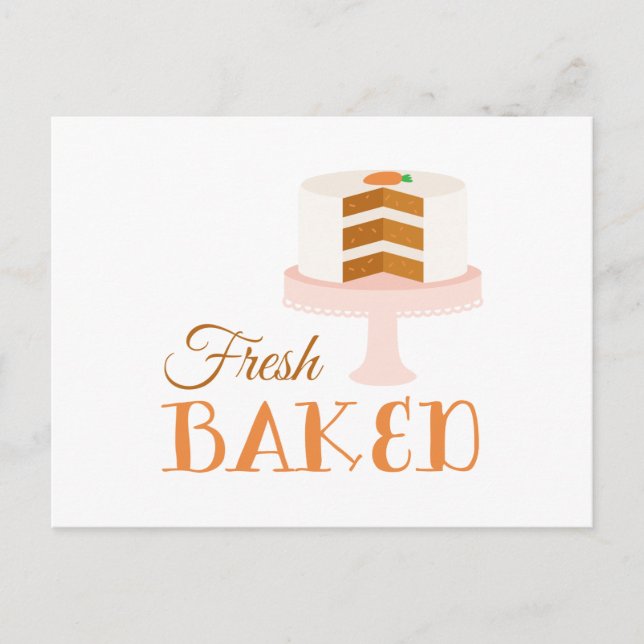 Fresh Baked Postcard (Front)