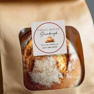 Fresh Baked Sourdough Labels From the Kitchen Of