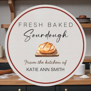 Fresh Baked Sourdough Labels   From the Kitchen Of