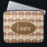 Fresh Baked Streusel Crumb Muffin Bake Sale Foodie Laptop Sleeve<br><div class="desc">Design features an original marker illustration of a delicious fresh baked crumb muffin with crumbly streusel topping. Ideal for your favourite foodie, baker, or pastry chef! This foodie illustration is also available on other products. Don't see what you're looking for? Need help with customisation? Contact Rebecca to have something designed...</div>