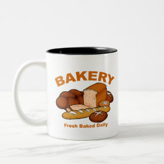 fresh bakery Two-Tone coffee mug