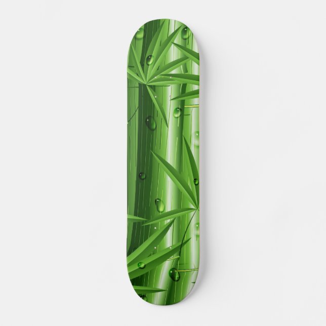 Fresh Bamboo with Dew Skateboard (Front)