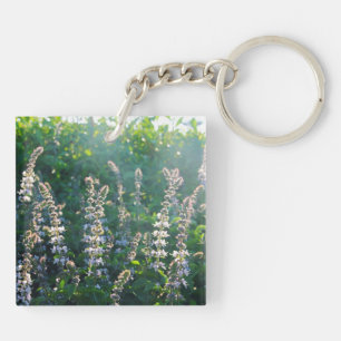 Fresh basil key ring