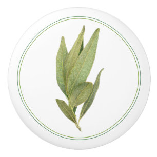 FRESH BAY LEAVES Ceramic Knob