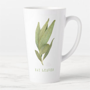 FRESH BAY LEAVES Tall Latte Mug