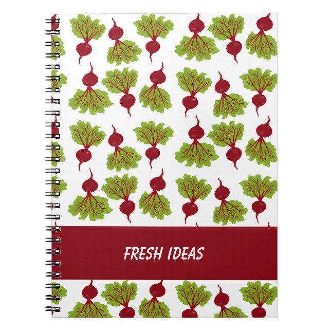 Fresh Beet Collection  Notebook (Front)