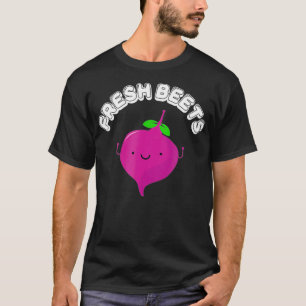 FRESH BEETS beetroot vegetarian electronic music f T-Shirt