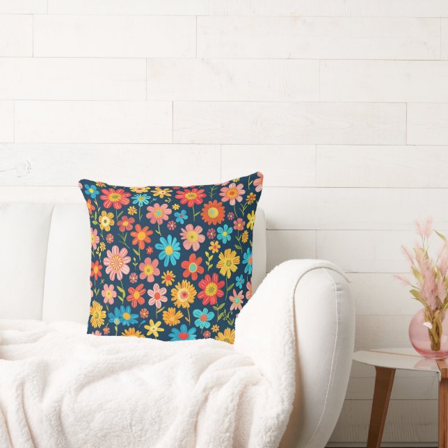 Fresh Blossom Energy 20x20 Throw Pillow (Couch)
