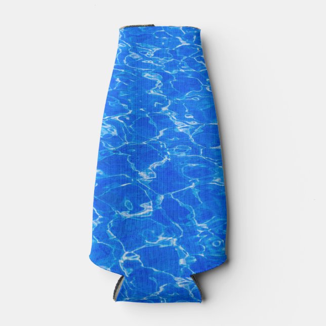 Fresh Blue Water Bottle Cooler (Front)