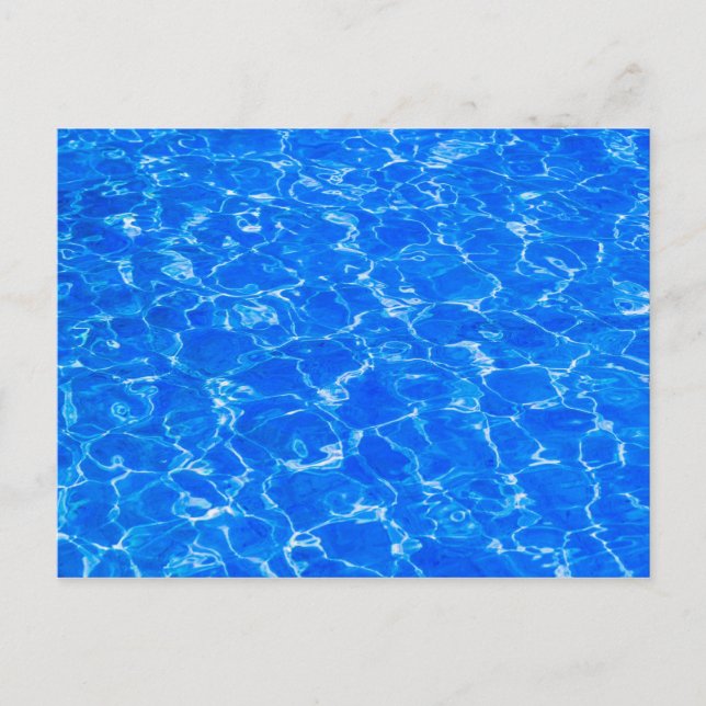 Fresh Blue Water Postcard (Front)