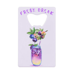Fresh Blueberry Juice Cool Drink - Summer Cocktail