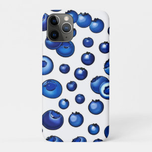 Fresh Blueberry Pattern iPhone 11 Pro Case