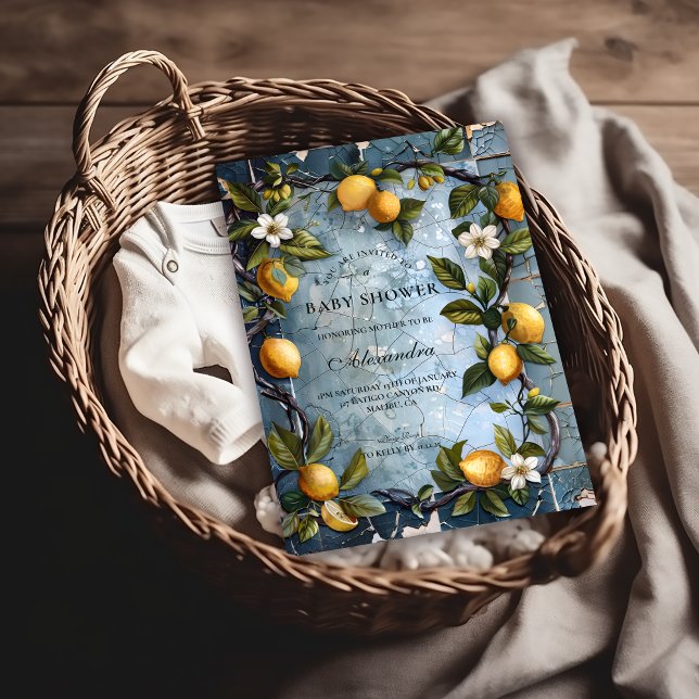 Fresh Botanical Lemon Invitation (Creator Uploaded)