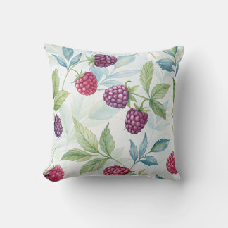 Fresh Boysenberry Design Accent Throw Pillow