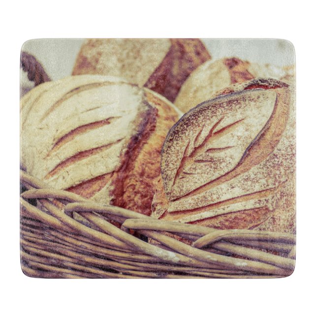 Fresh Bread Basket Small Cutting Board (Front)