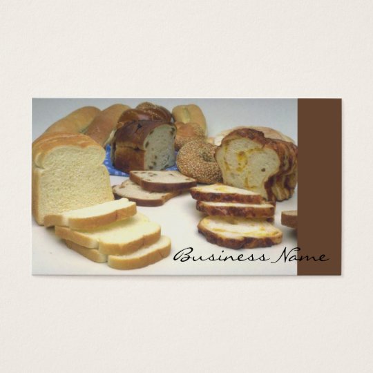 Fresh bread business card