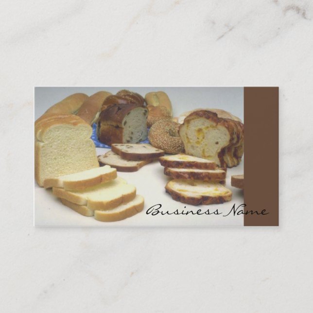 Fresh bread business card (Front)