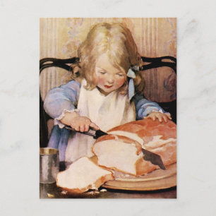 Fresh Bread by Jessie Willcox Smith Postcard