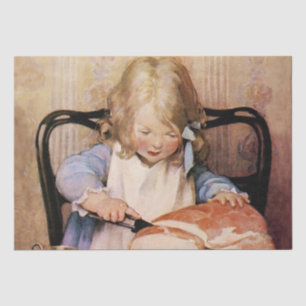 Fresh Bread by Jessie Willcox Smith Tissue Paper