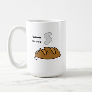 Fresh Bread Cute Bakery Illustration Bread Lover Coffee Mug