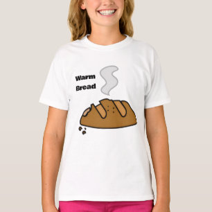 Fresh Bread Cute Bakery Illustration Bread Lover T-Shirt