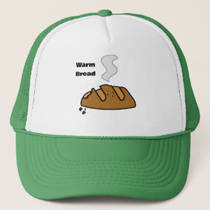 Fresh Bread Cute Bakery Illustration   Bread Lover Trucker Hat
