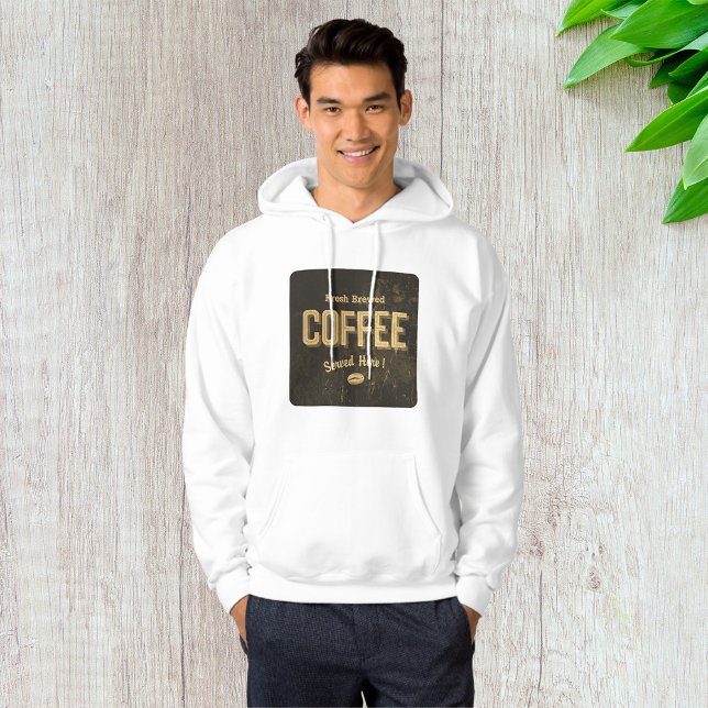 Fresh Brewed Coffee Mens Hoodie (Creator Uploaded)