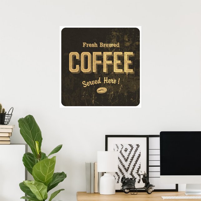Fresh Brewed Coffee Poster (Creator Uploaded)