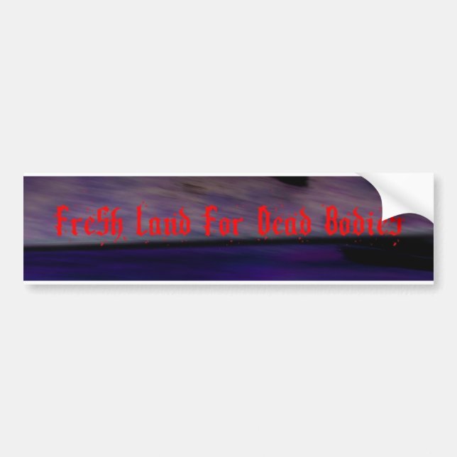 Fresh Bumper Sticker (Front)