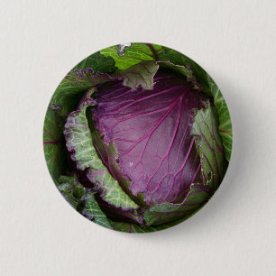 Fresh Cabbage 6 Cm Round Badge
