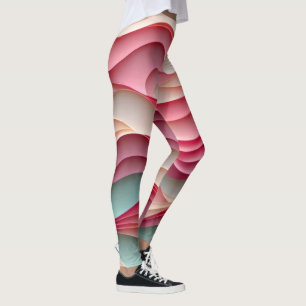 Fresh Candy Coloured Waves Leggings