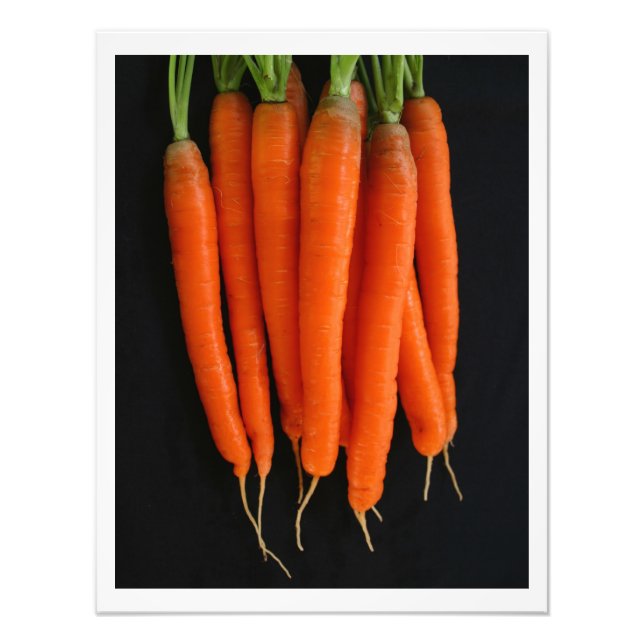 Fresh Carrots Photo Print (Front)