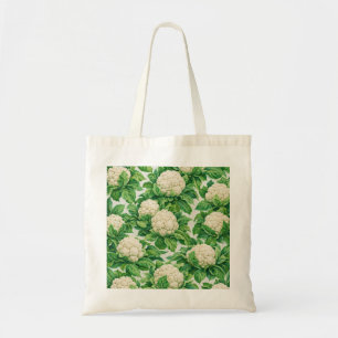 Fresh Cauliflower Botanical Vegetable Garden Tote Bag