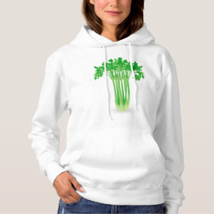 Fresh Celery Womens Hoodie