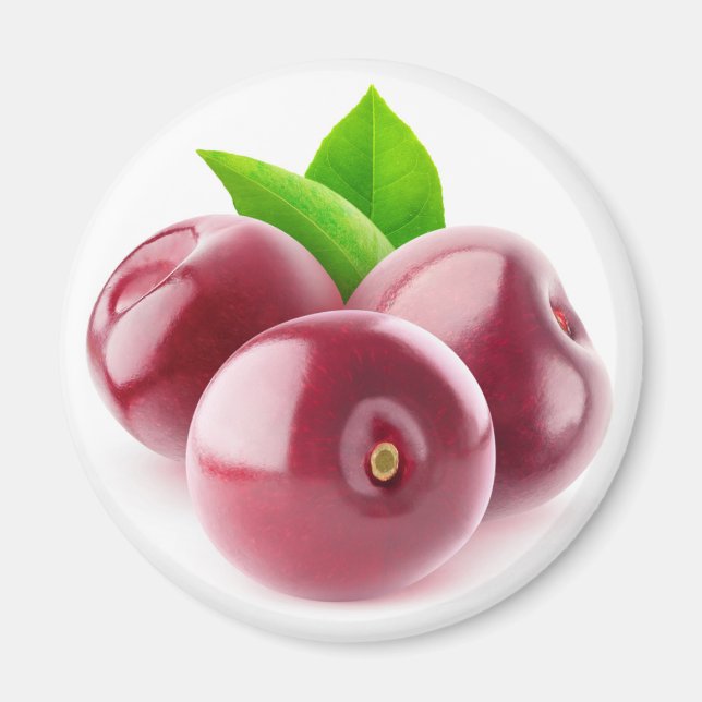 Fresh cherries magnet (Front)