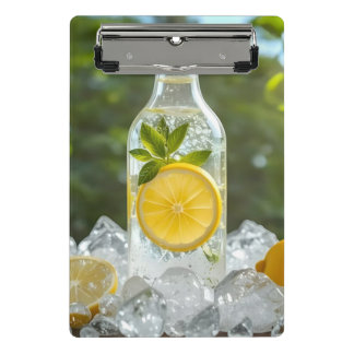 Fresh Chilled Lemon in a Bottle Mini Clipboard