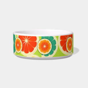 Fresh Citrus Fruit Design, Cute Colourful Bowl